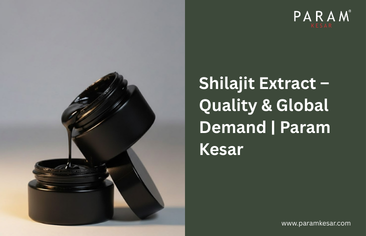 Shilajit Extract – Quality & Global Demand | Param Kesar